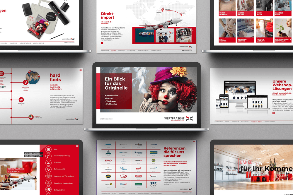 Professional company presentations are an important basis for all marketing and sales activities: For Wertpräsent, Impact Marketing created an optimal presentation deck with presono.